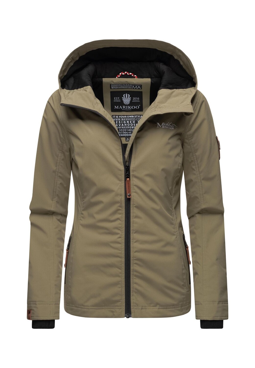 

Переходная куртка ежевика MARIKOO, цвет Stone Grey