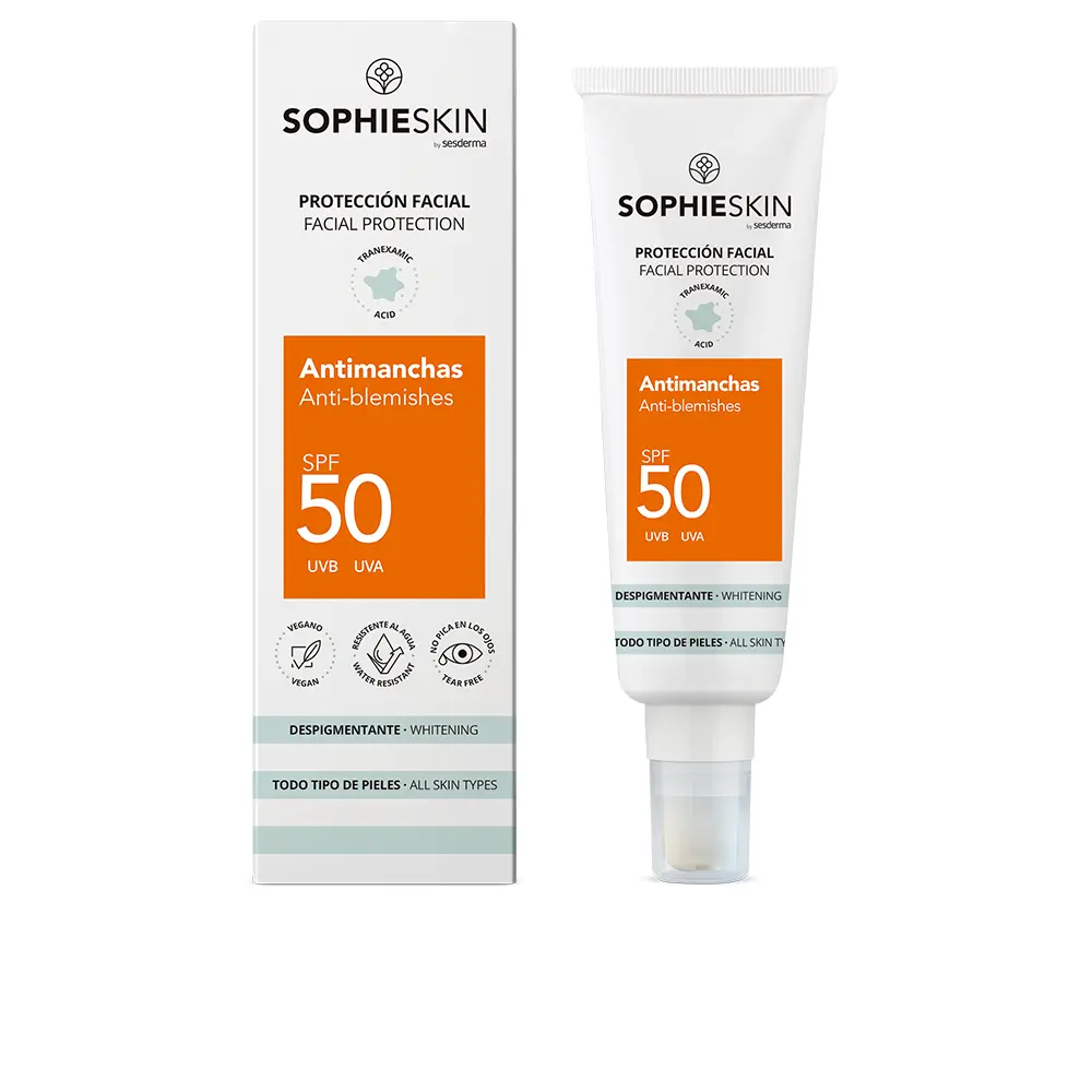 

Солнцезащитный крем Sophieskin Crema Solar Facial Antimanchas Spf50+ Sophieskin, 50 мл
