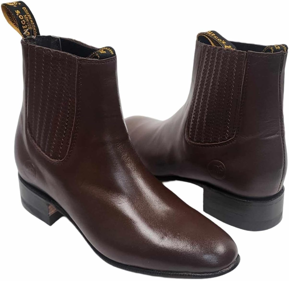 

Ботильоны Charro из натуральной кожи напа Botin Charro Tradicional Mexicano Bonus, Botin Charro Brown