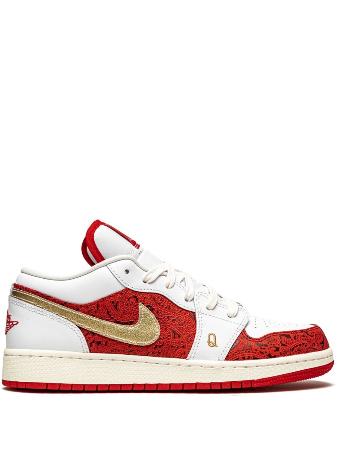 Jordan кроссовки Air Jordan 1 Low Spades, белый — фото 2