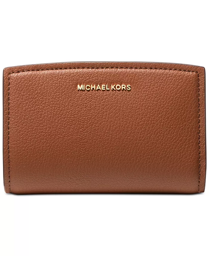 

Бумажник Bryant Medium Leather Zip Around с молнией Michael Kors, коричневый