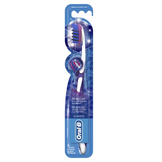 

Ручная мягкая зубная щетка, 1 шт. Oral-B 3D White Luxe Pro-Flex
