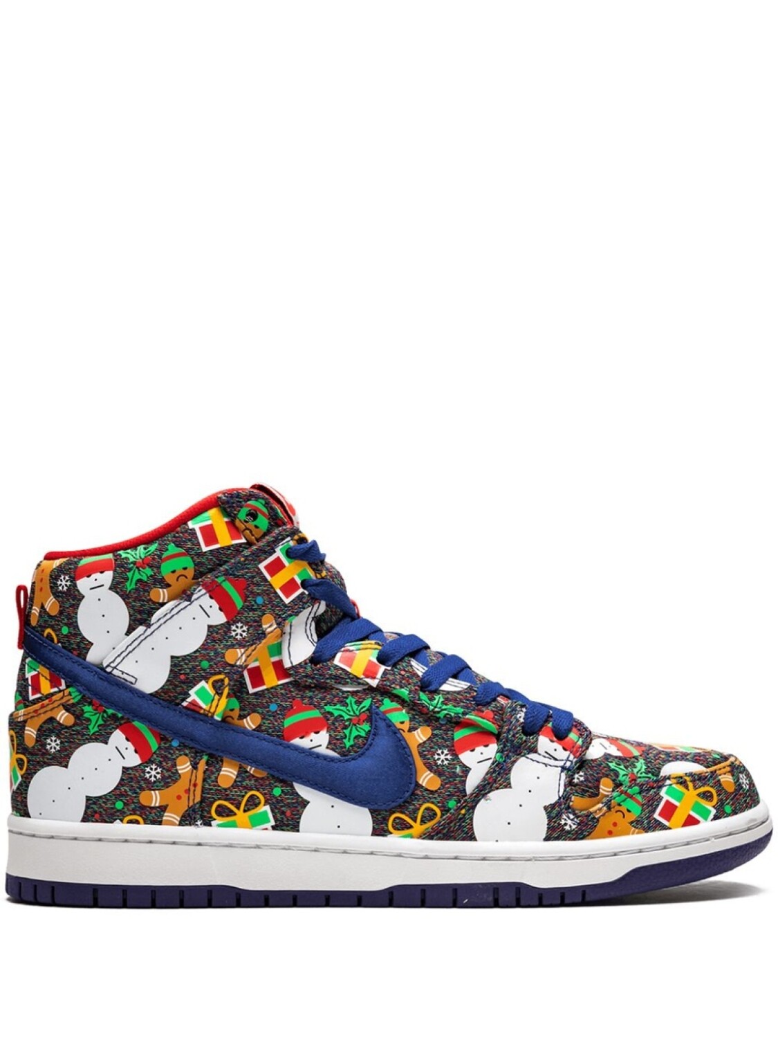 

Кроссовки Nike SB Dunk High TRD QS, синий/мультиколор