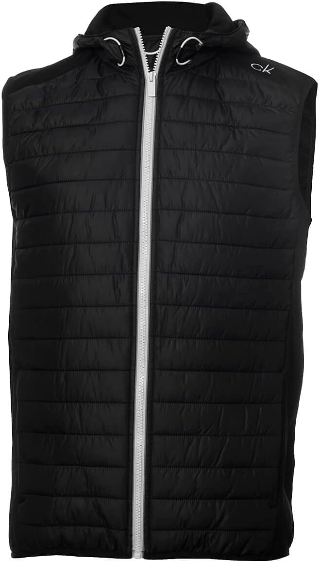 

Мужской жилет Calvin Klein Redwood с капюшоном и легким гибридным жилетом, Black