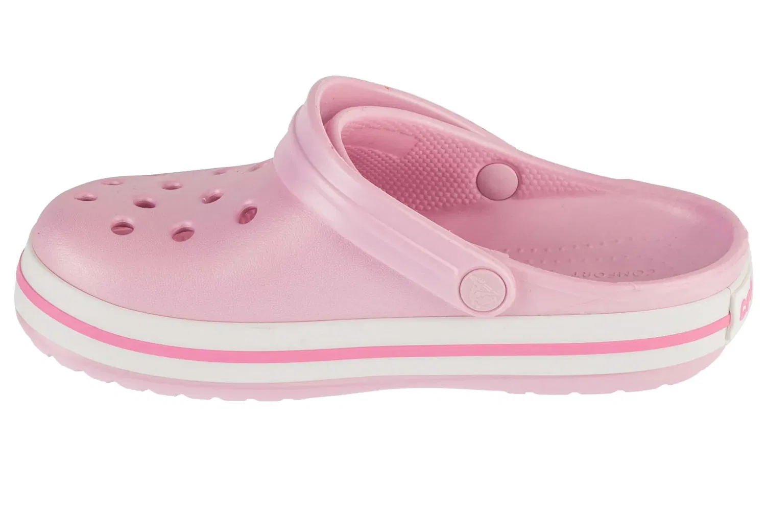 Пляжная обувь Crocs Crocband Clog K розовый — фото 2