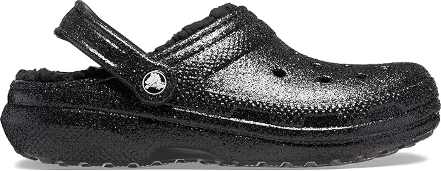 Кроксы Unisex Classic Lined Clog | Fuzzy Holzschuh Crocs, Black — фото 4