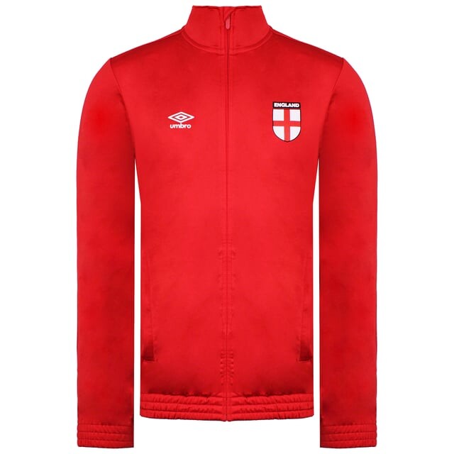 

Мужская красная спортивная куртка трикотажная Англия Umbro, красный