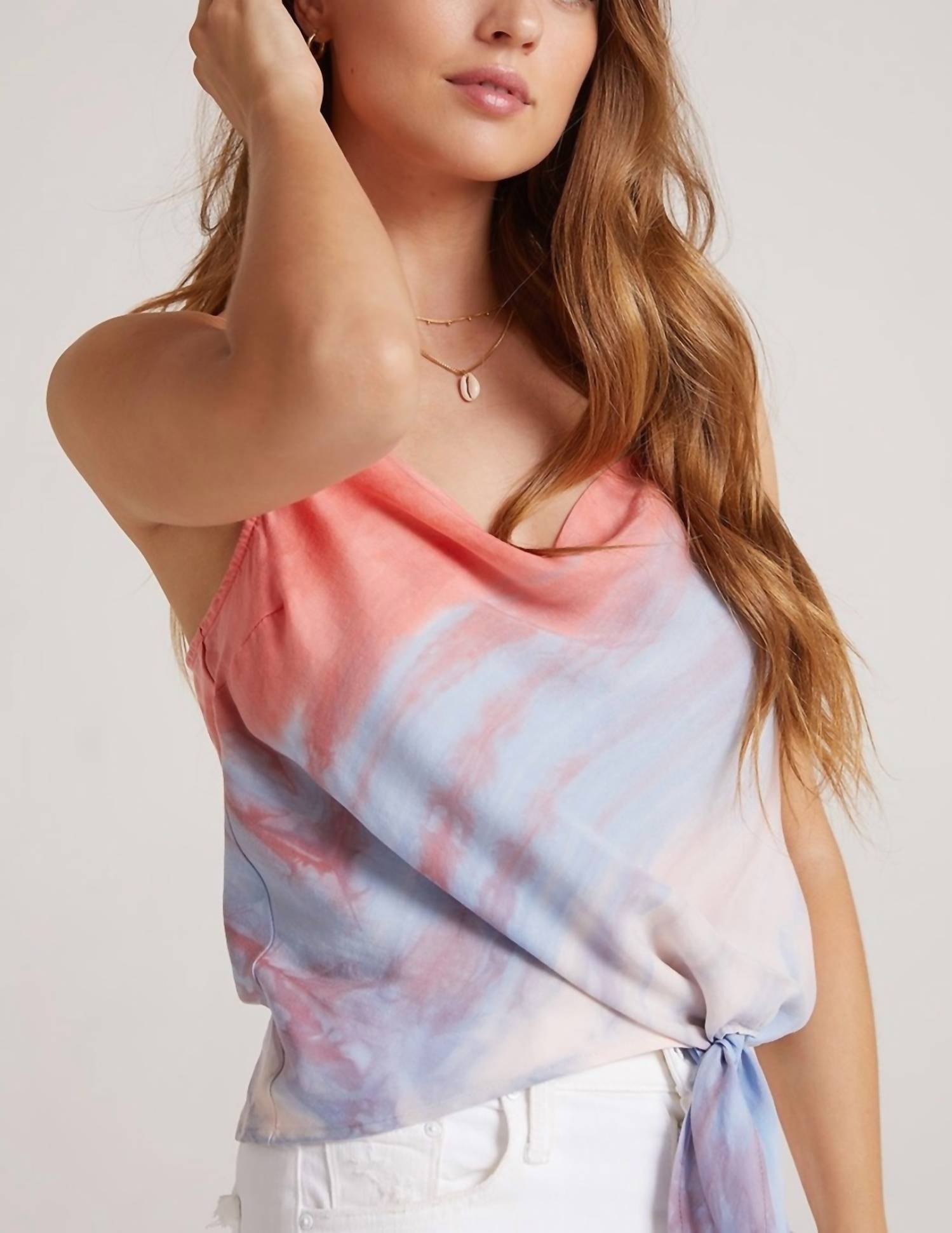 

Биас топ с коромыслом и завязками в маке Bella Dahl, Poppy