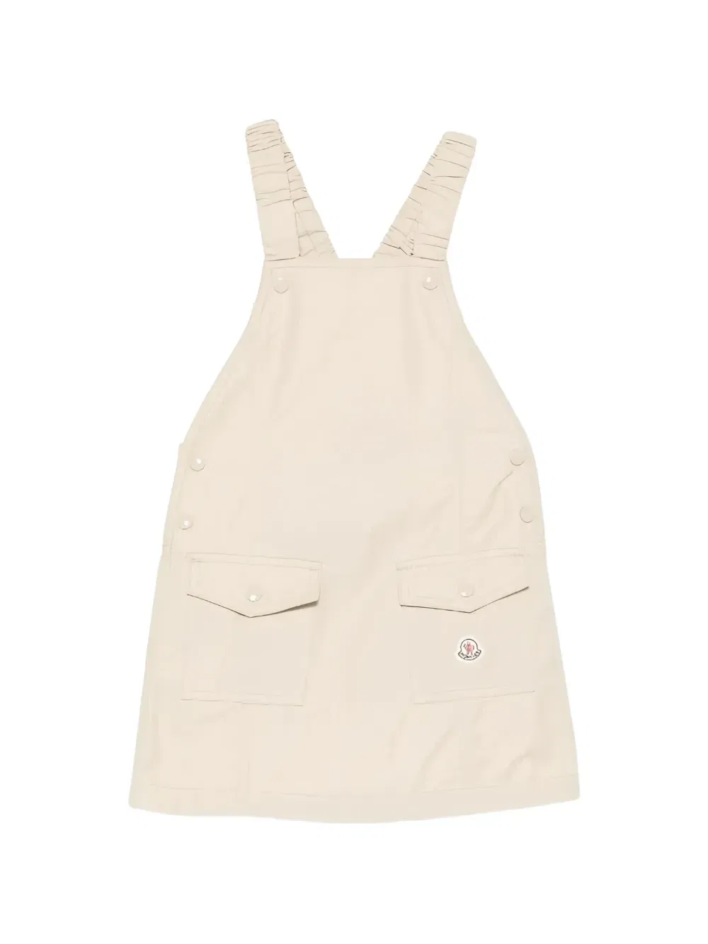 Платье с карманами Moncler Enfant, бежевый