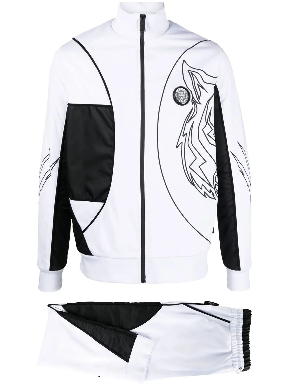 

Спортивный костюм с логотипом Plein Sport, белый