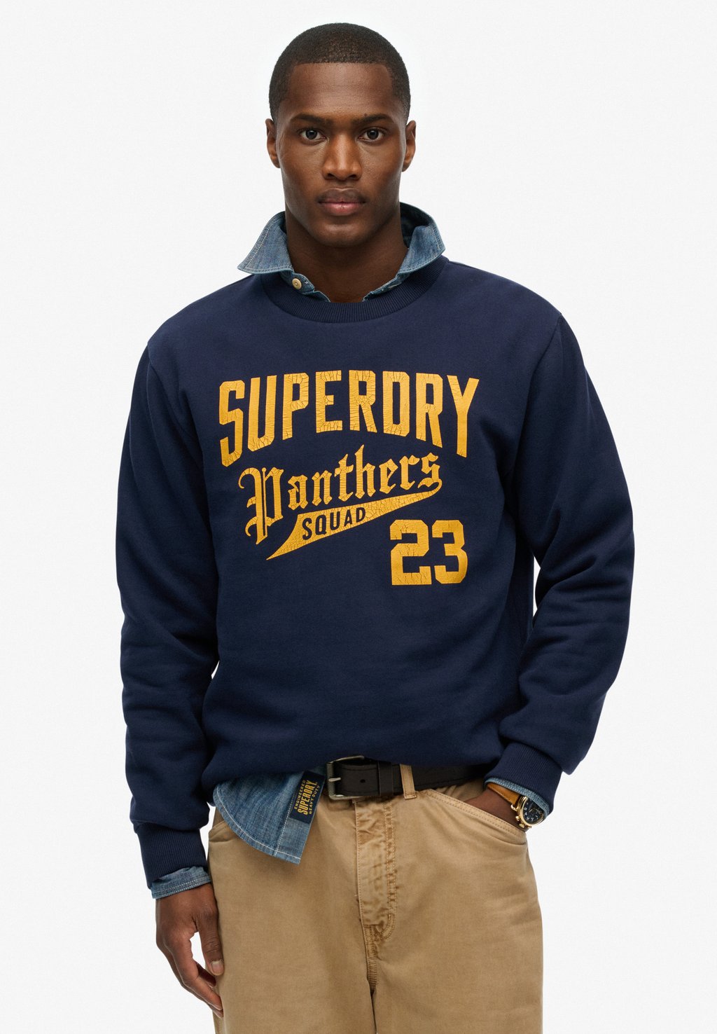 

Толстовка ATHLETIC Superdry, синий