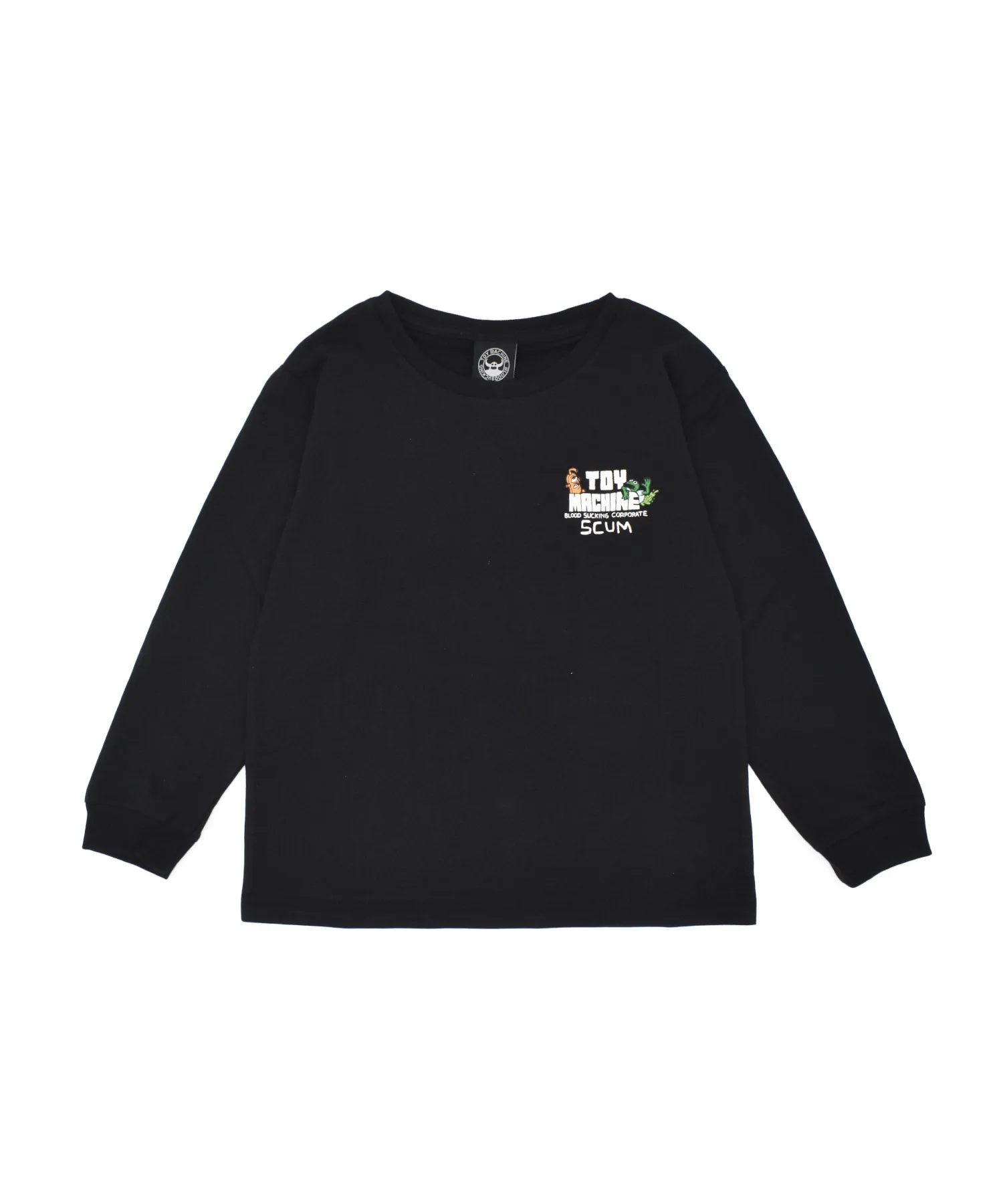 Детская футболка с длинным рукавом SCUM L/S T TOY MACHINE оранжевая — фото 3