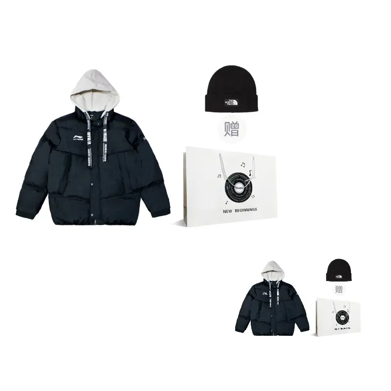 

LINING Пуховик мужской черный, Black (Gift Included)