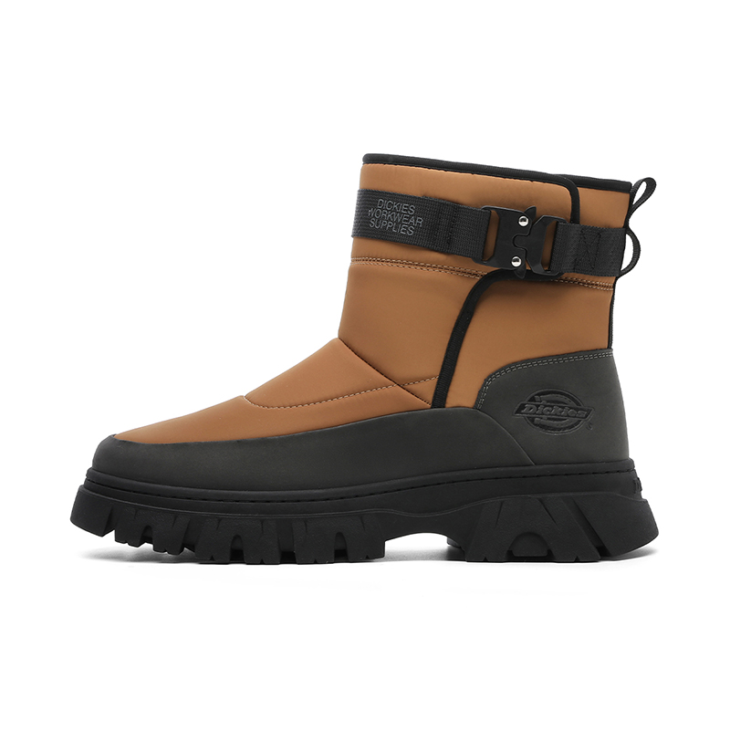 

Dickies Ботинки Warm Wear-Resistant Height Increasing Slip-Resistant Coverage Balance Snow Boots Men's Earth Yellow