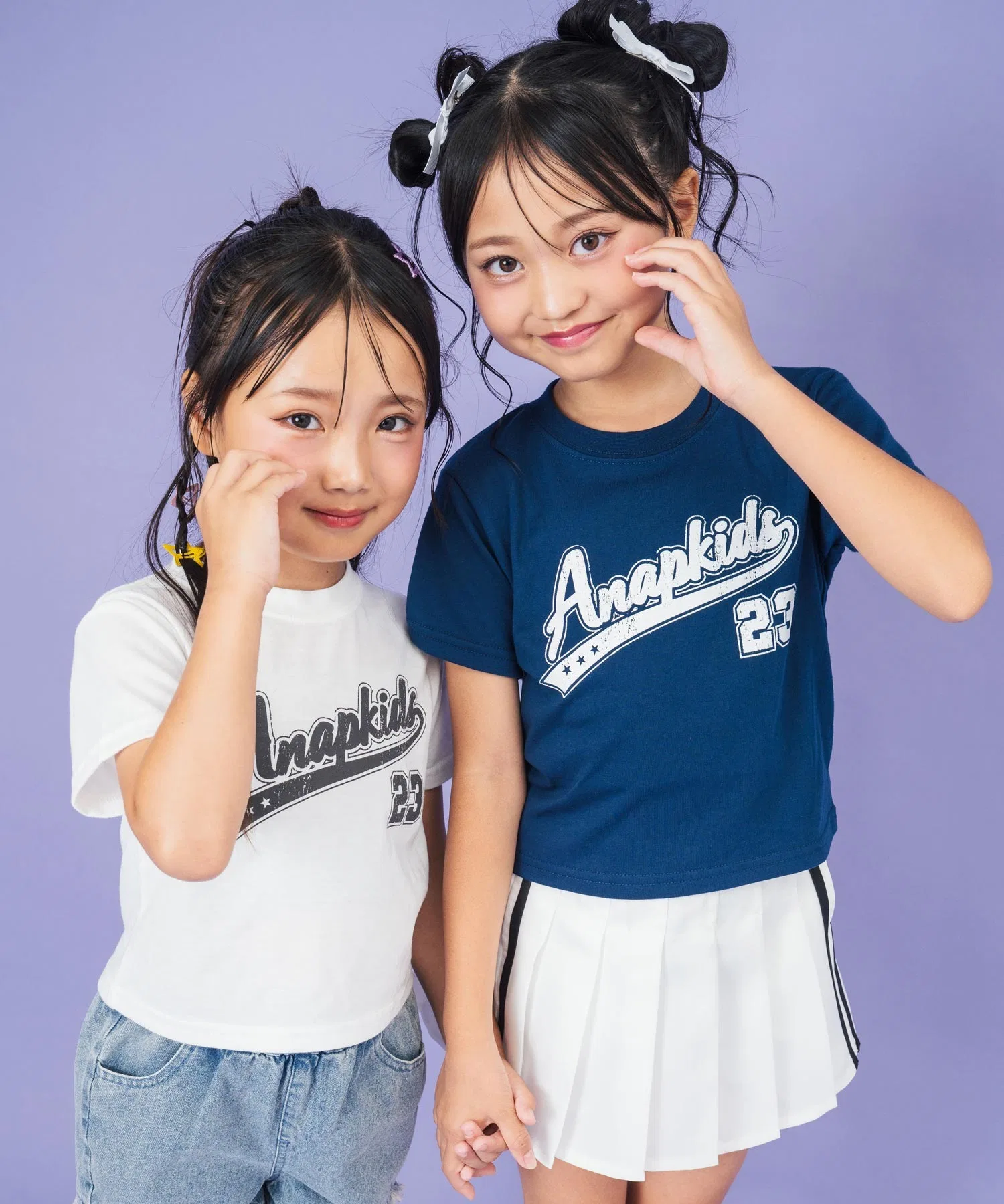 Детская футболка с логотипом ANAP kids тёмно-синяя