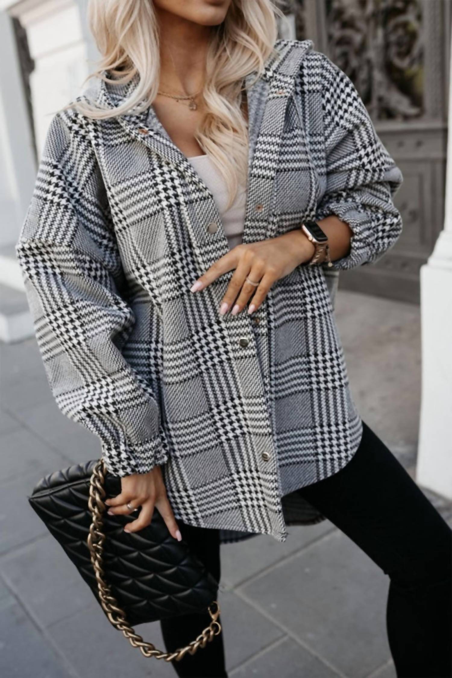 

Куртка All The Tooth в цвете Misty Grey Little Daisy Closet