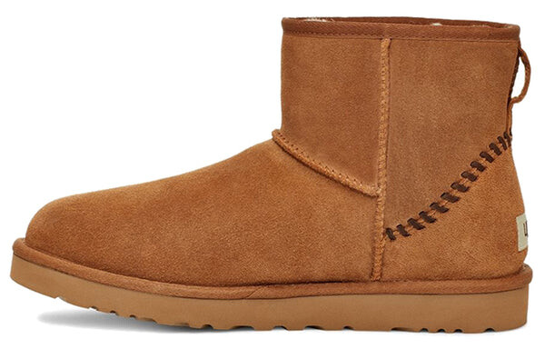 Зимние ботинки мужские Ugg замшевые, коричневый — фото 2