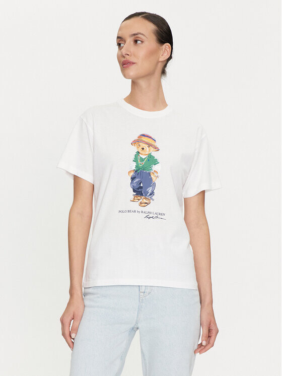 

Футболка стандартного кроя Polo Ralph Lauren, белый