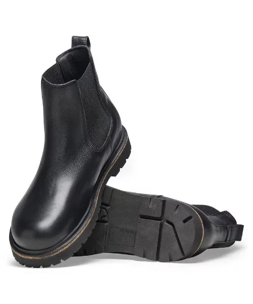 Ботинки Highwood Slip On Birkenstock натуральная кожа чёрные — фото 2