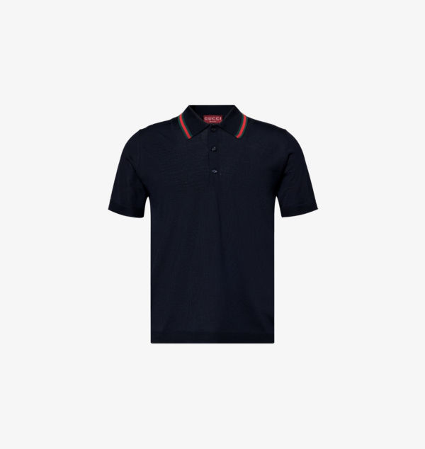 

Толстовка Brand-Trim прямого кроя из шерсти Gucci, черный