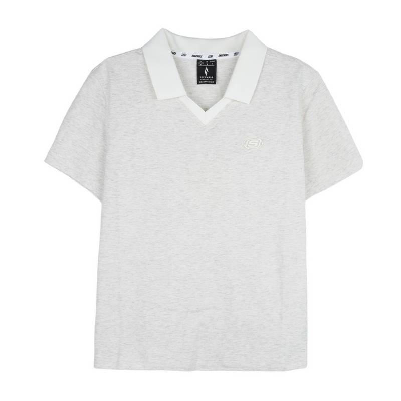 

Футболка поло Sports Alliance Series женская light heather gray 0248 Skechers, серый