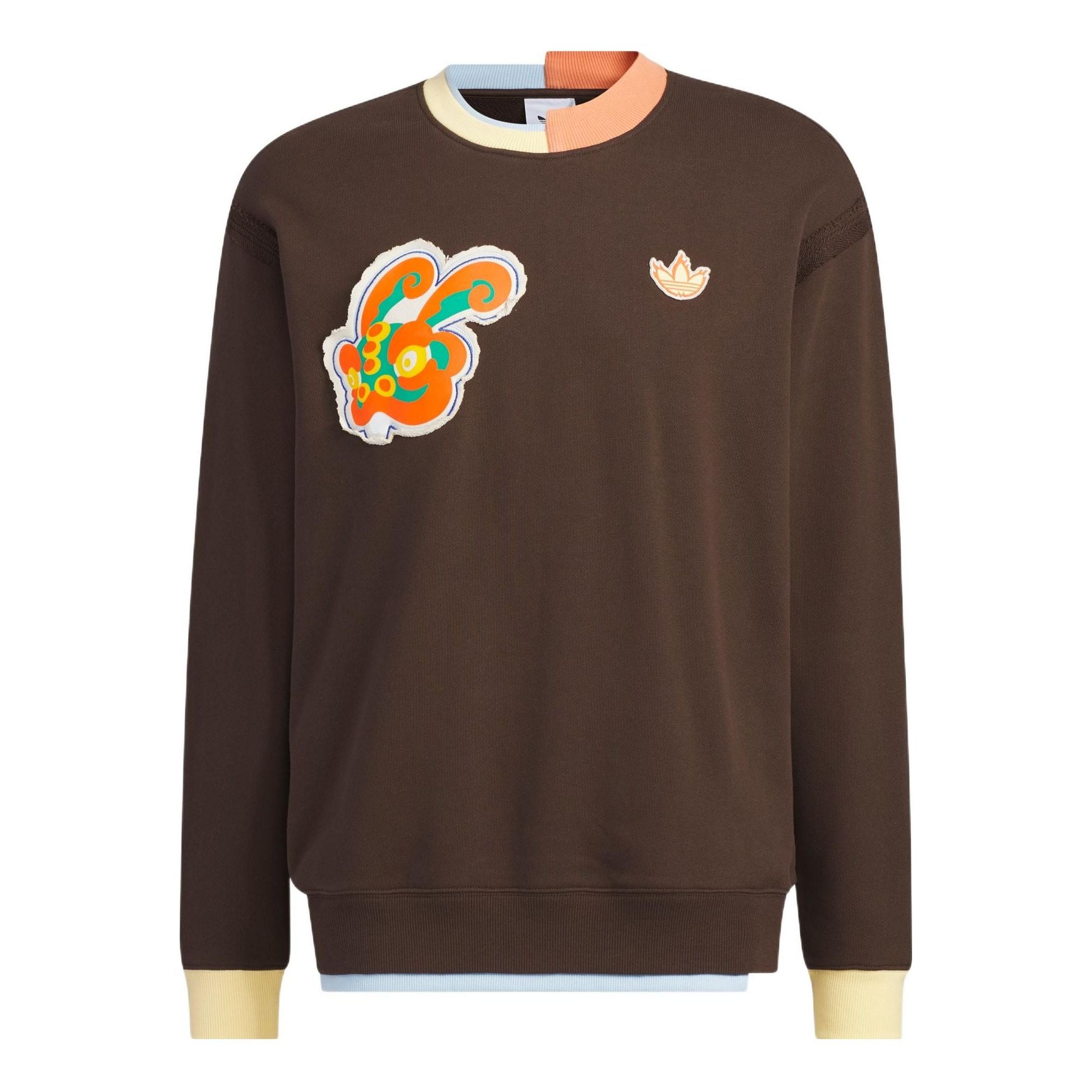 

Худи adidas originals x Melting Sadness HY7251, коричневый