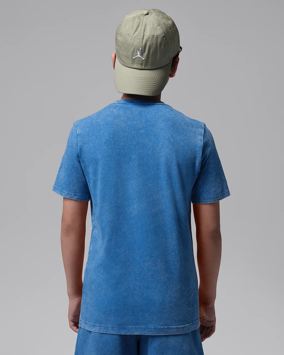 Детская футболка Air Embroidered Acid Wash Jordan, Game Royal — фото 2