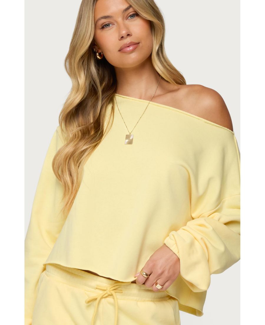 

Женская толстовка Kordelia с открытыми плечами Edikted, Yellow