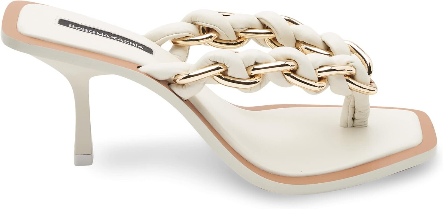 

Туфли BCBGMAXAZRIA Mistia Chain Sandal, цвет Optic White