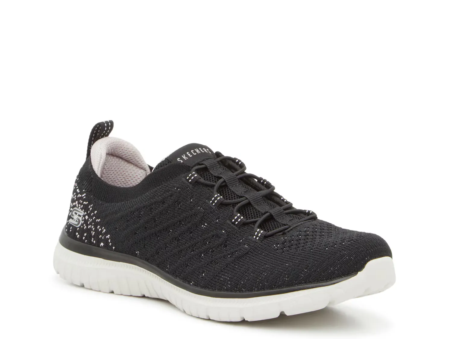 Кроссовки Virtue Show Runner Slip-On Sneaker Skechers, черный/розовый