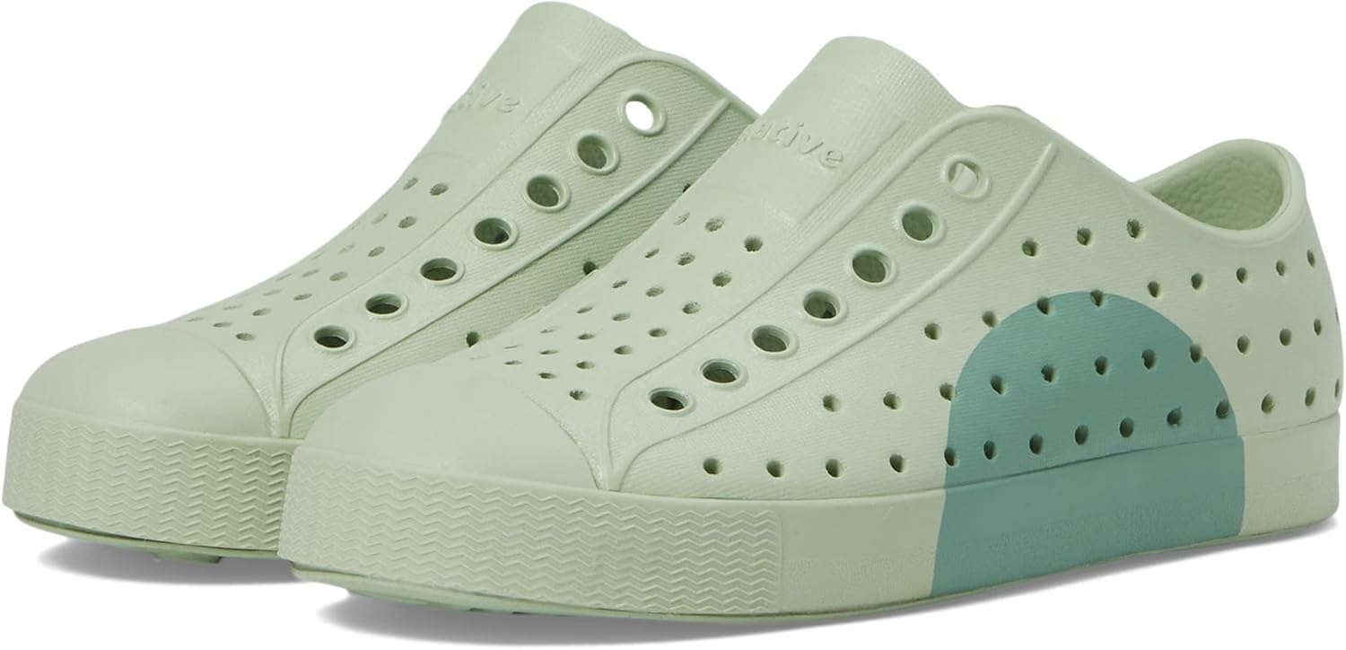 

Детские кроссовки Native Shoes унисекс Jefferson Sugarlite Block (для малышей), зеленый