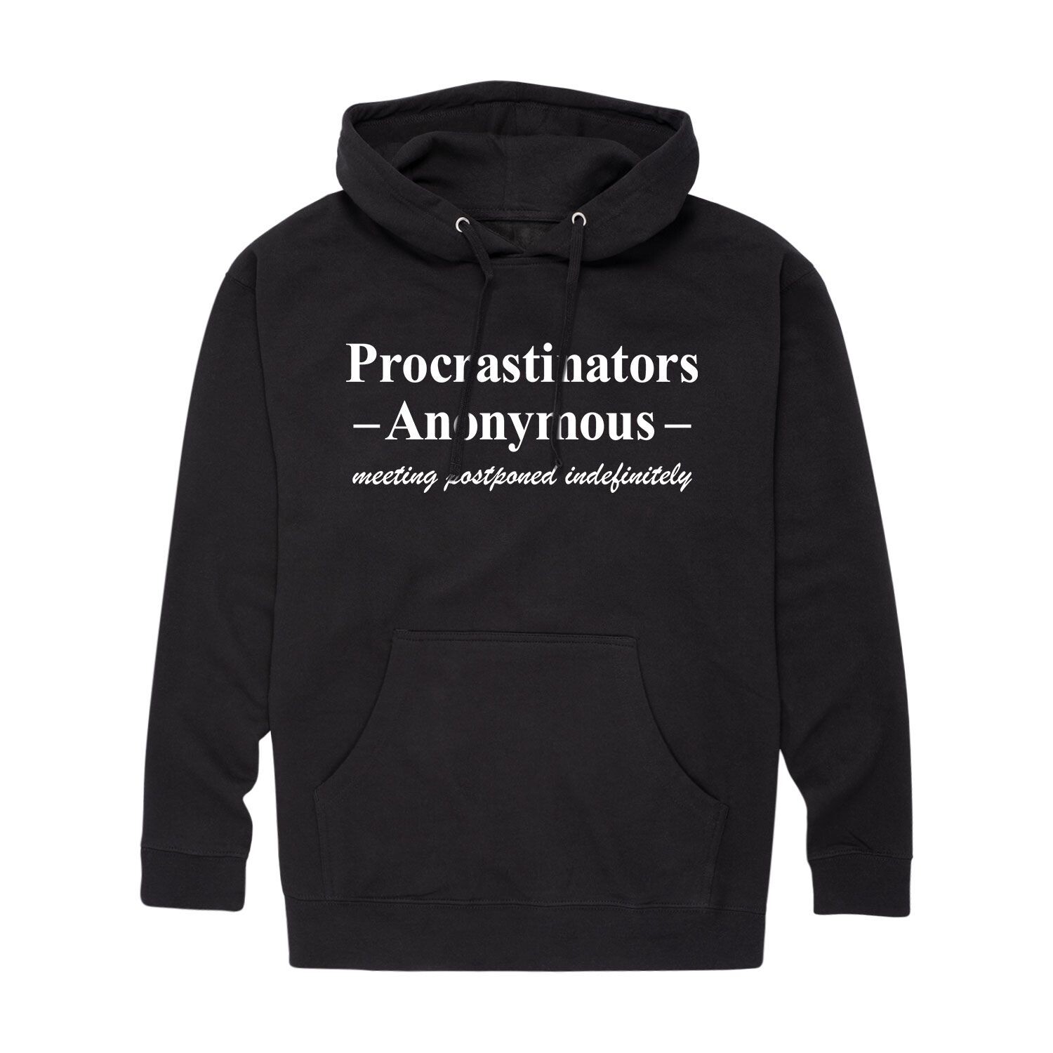 

Мужская толстовка с капюшоном Procrastinators Anonymous Licensed Character
