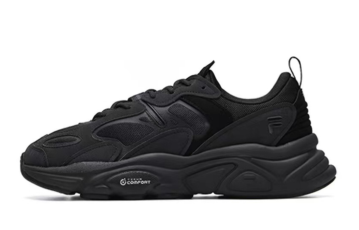 Кроссовки FILA Lifestyle Shoes Men Low-top Gray, черный/серый — фото 3