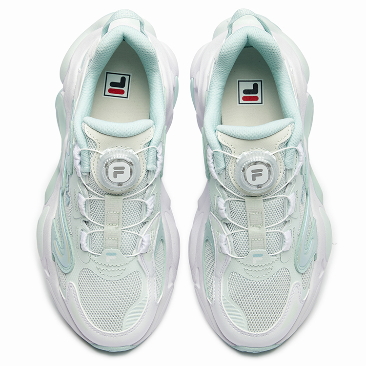 Детские кроссовки Amber Shoes FILA KIDS, зеленый/синий — фото 4