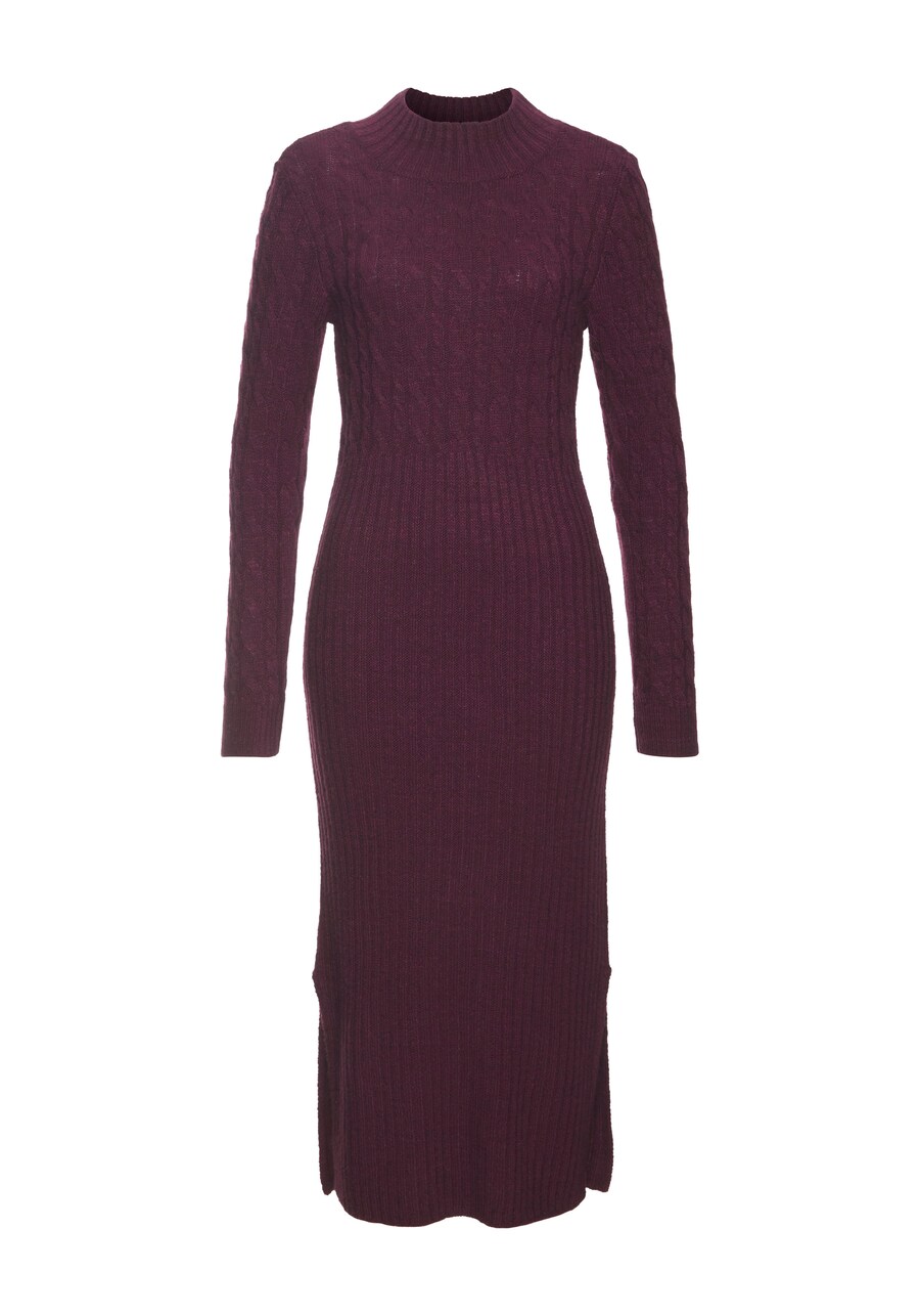 

Вязаное платье LASCANA, Aubergine