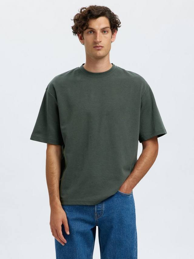 

Футболка с коротким рукавом и круглым вырезом Selected