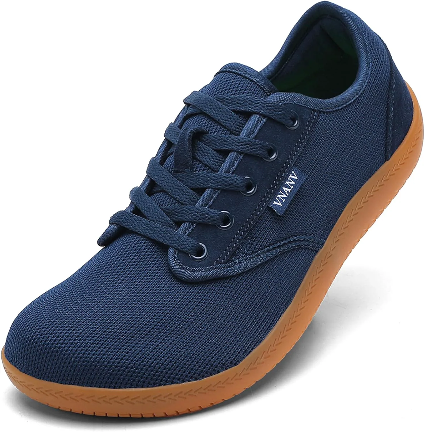 

Мужские босоногие кроссовки с широкой носочной частью | Минималистичные кеды с нулевым перепадом для ходьбы и занятий в зале | Дышащая сетчатая обувь для кросс-тренинга | Легкие, естественные ощущения для равновесия и осанки VNANV, синий