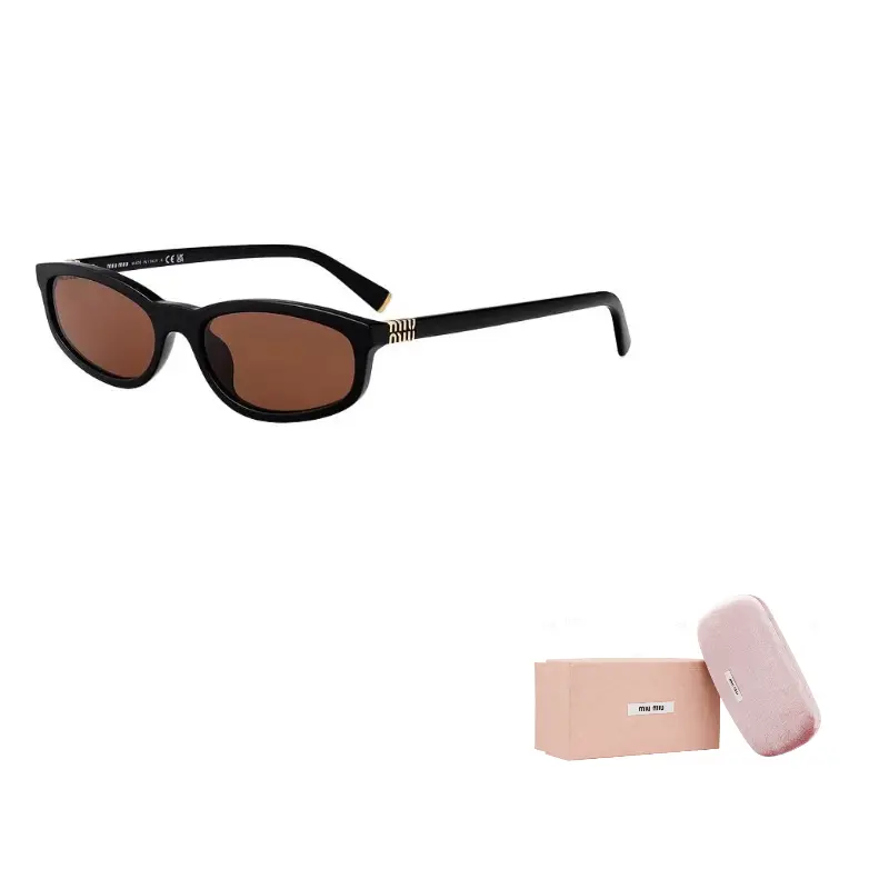

MIU MIU Солнцезащитные очки асимметричной формы женские черные