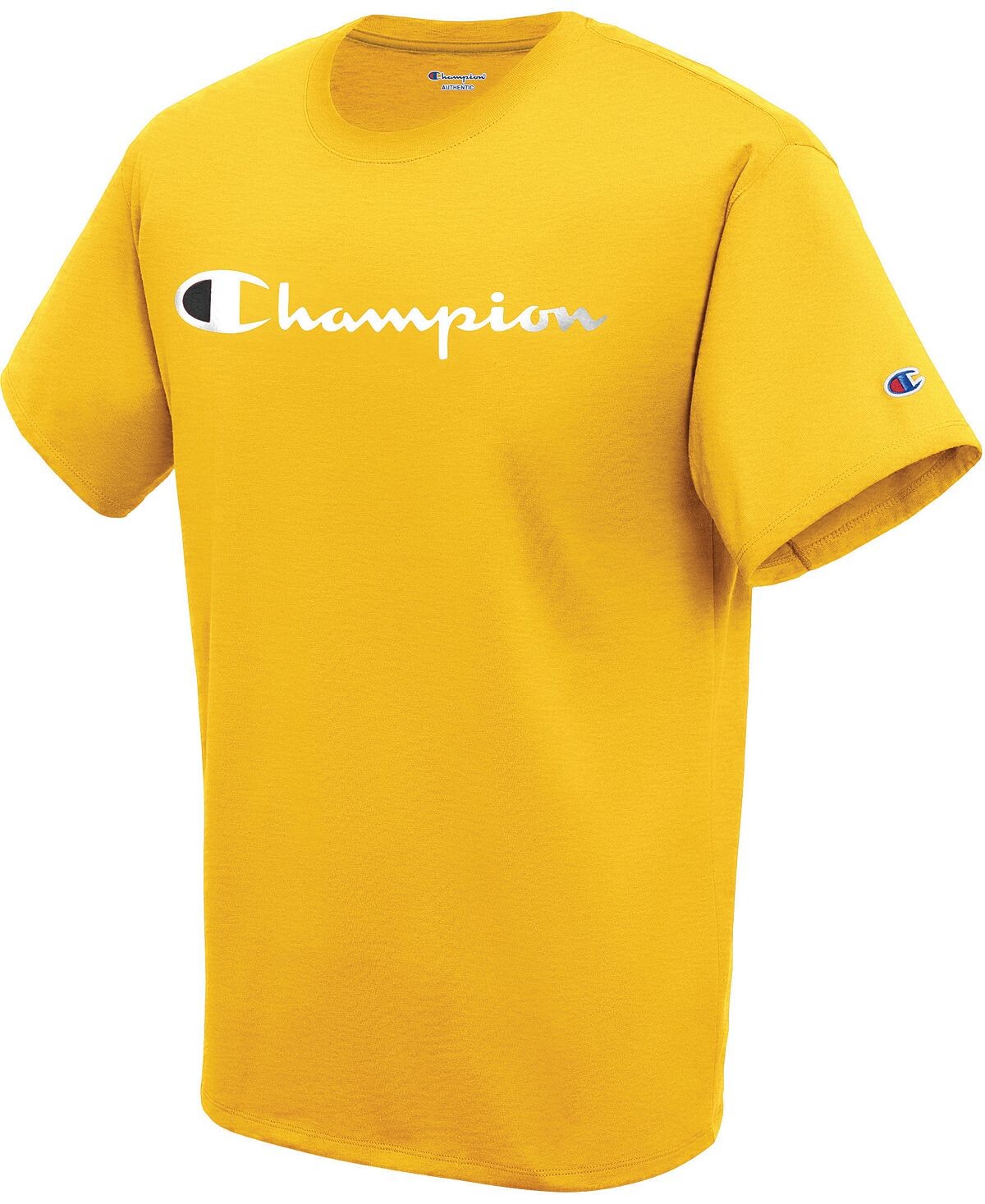 

Мужская футболка с надписью и логотипом Champion