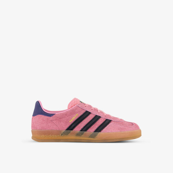 

Замшевые кроссовки Gazelle Indoor с низким берцем Adidas, розовый