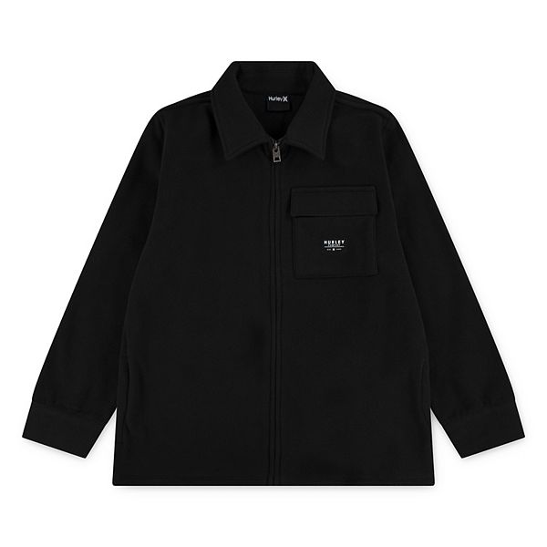 

Детский флисовый шакет на молнии Hurley, Black Heather