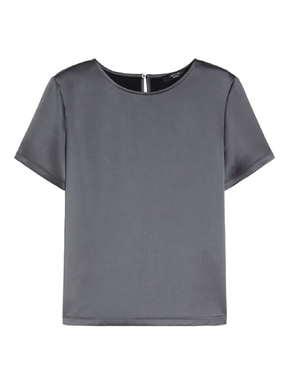 

Футболка с круглым вырезом Weekend Max Mara, серый