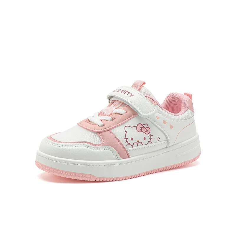 Кроссовки Hello Kitty Air Force 1 с завышенной подошвой, износостойкие, дышащие, противоскользящие, низкий верх Sanrio, Purple White-Hello Kitty (Breathable) — фото 4