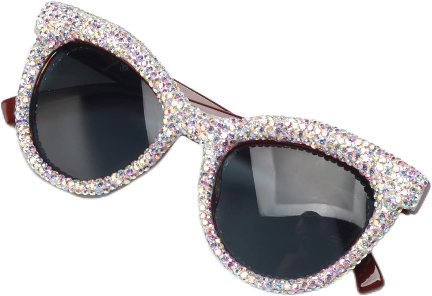 

Солнцезащитные очки ICARA Diamond Cat Eye в модной винтажной оправе с кристаллами и стразами, в стиле ретро, ​​для женщин, с защитой от УФ-излучения UV400, Color Diamond