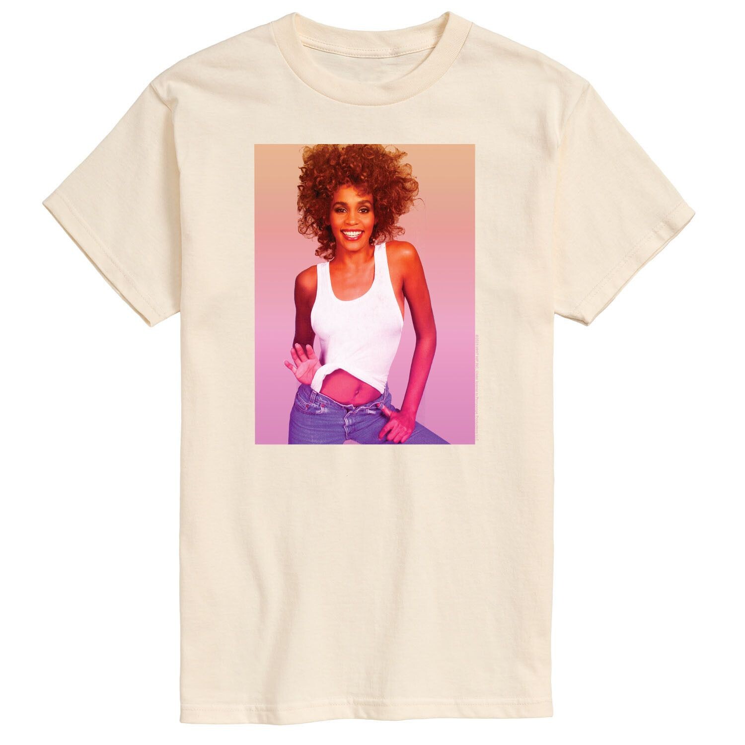 

Мужская футболка с фотографией Whitney Houston Licensed Character