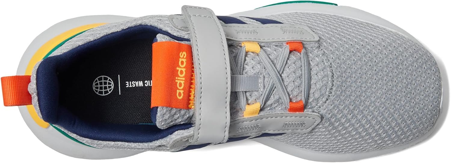 Кроссовки для бега adidas Racer TR21 для детей и подростков, синий/зеленый/серый — фото 3