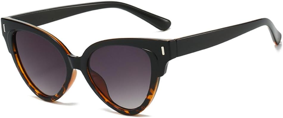 

Солнцезащитные очки UV400 с заклепками в форме «кошачьего глаза», градиентным леопардовым принтом, для женщин и мужчин, для бега и активного отдыха UYPTK, Black Leopard Gray