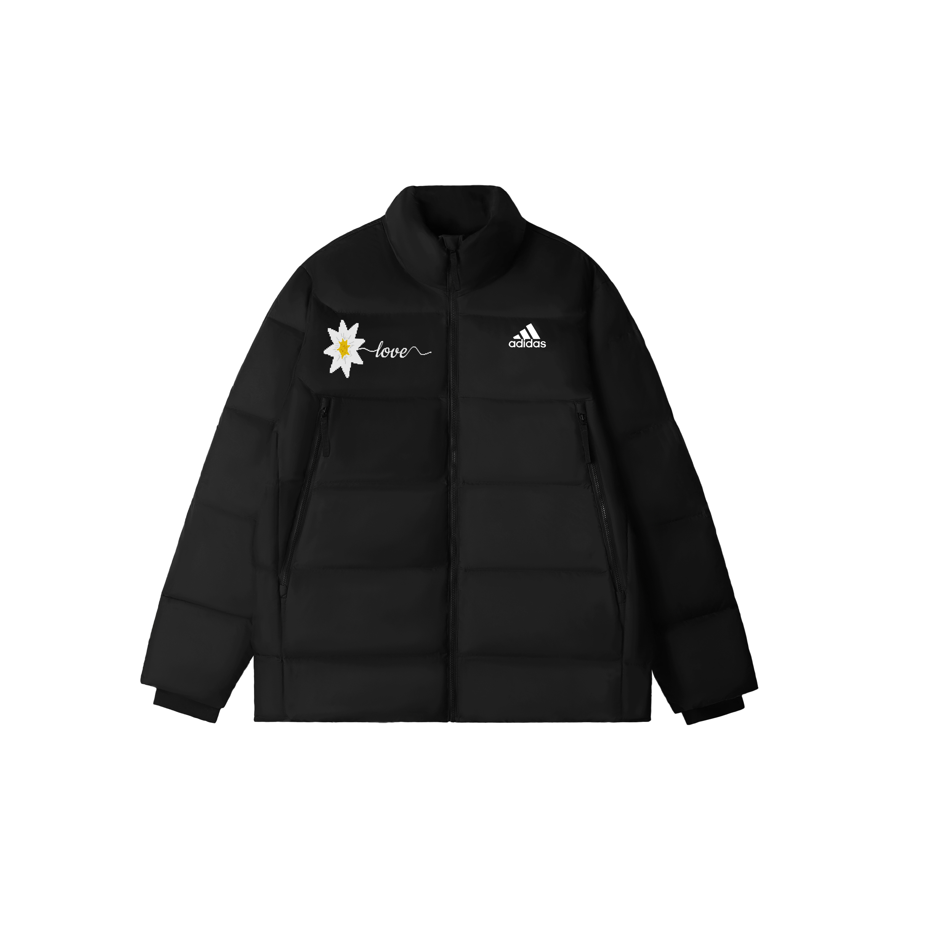 

Куртка BAFFLE DOWN Unisex Adidas, черный