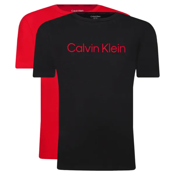 

Комплект из двух футболок стандартного кроя Calvin Klein, красный