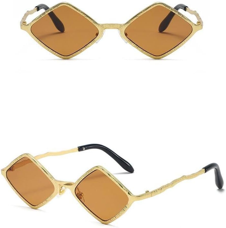 

Солнцезащитные очки для женщин с защитой от УФ-излучения, персонализированные, в маленькой оправе, модные, в стиле ретро, ​​для вечеринок, забавные, UV400, SUN3133 Generic, Gold Tea